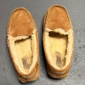 UGG Women’s Brown Sheepskin Slip-Ons